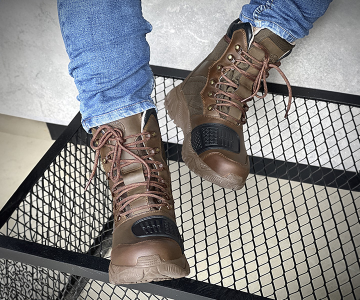Bota militar Miller para hombre color pardo ref. 15017 - 1