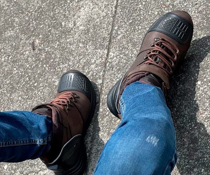 Bota motero munster para hombre color café ref. Ch382 - 271